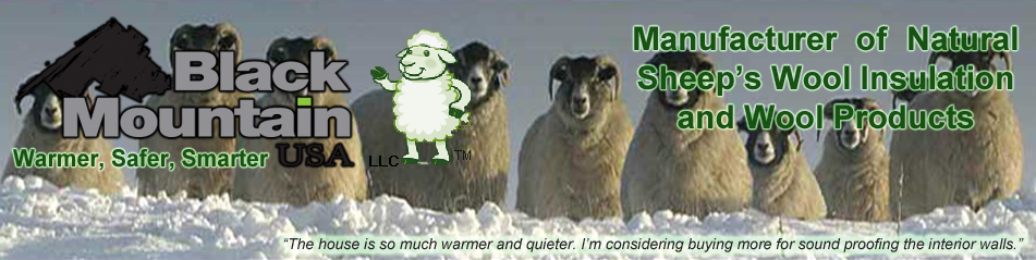 Black Mountain Sheep Wool Insulation